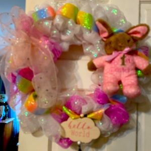Celebrate New Baby Wreath!! Each wreath is Custom Made